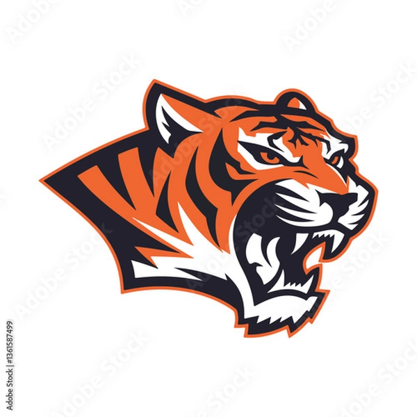 Obraz Tiger Head logo 