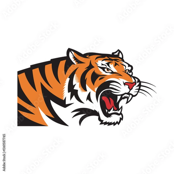 Obraz Tiger Head logo 