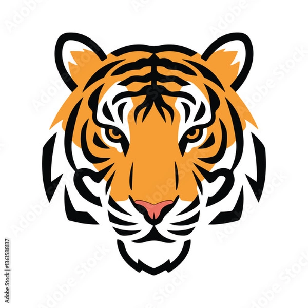 Obraz Tiger Head logo 