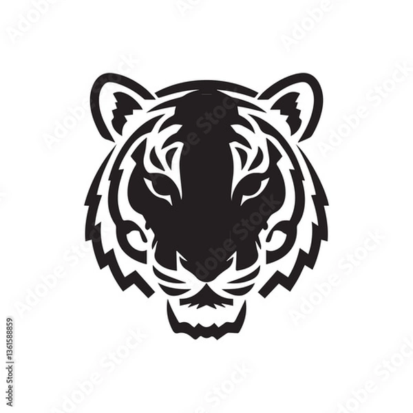 Obraz Tiger Head logo 