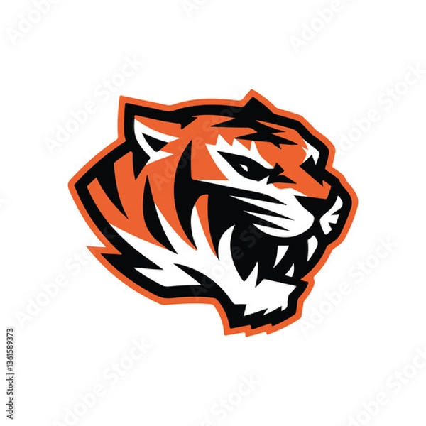Obraz Tiger Head logo 