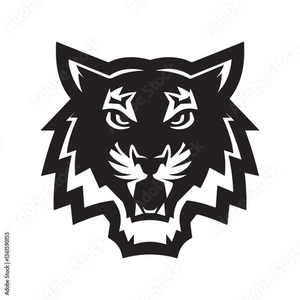 Obraz Tiger Head logo 