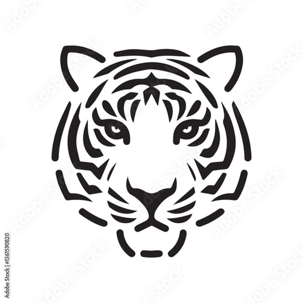 Obraz Tiger Head logo 