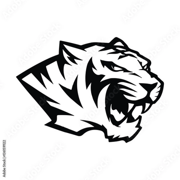 Obraz Tiger Head logo 