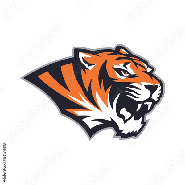 Obraz Tiger Head logo 