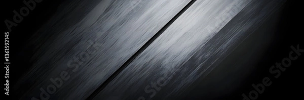 Fototapeta abstract black and silver are light gray with white the gradient is the surface with templates metal texture soft lines tech diagonal background black dark sleek clean modern.