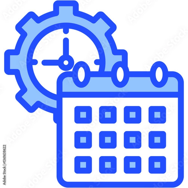 Fototapeta Scheduling Icon