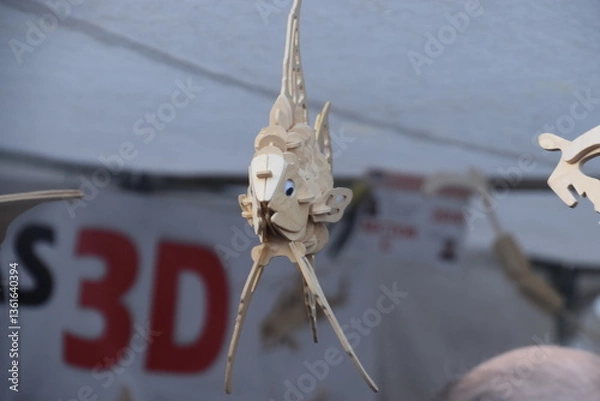 Fototapeta Pez de madera