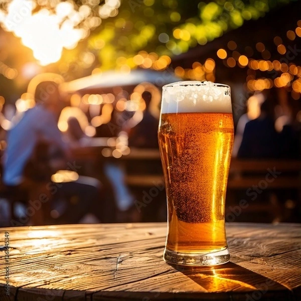 Obraz Cold Lager in the Garden