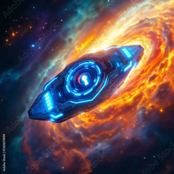 Fototapeta Fortress of Safety: Artistic Shield Imagery for Security Themes