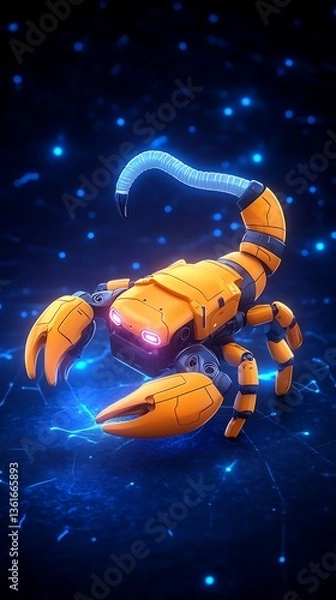 Obraz Futuristic Scorpion Robot