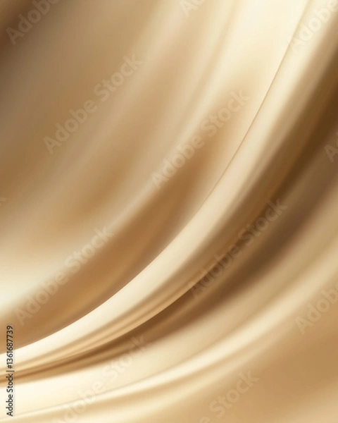 Fototapeta Warm Sandy Beige Background with Soft Golden Glow and Minimalist Elegance
