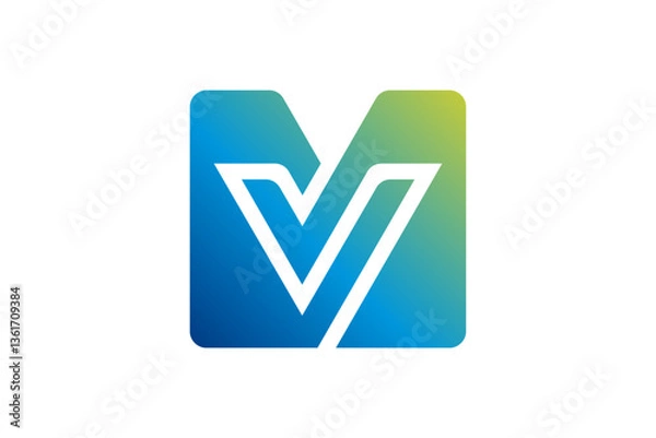 Obraz MV Futuristic Logo Design