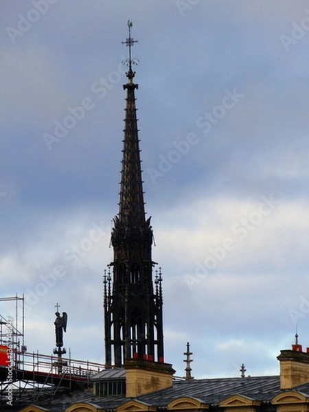 Fototapeta Clocher 2glise Sainte Chapelle Paris