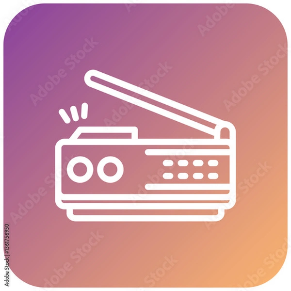 Fototapeta Vector Design Scanner Icon Style