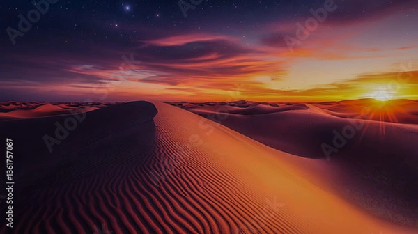 Obraz Desert Sunset Dunes