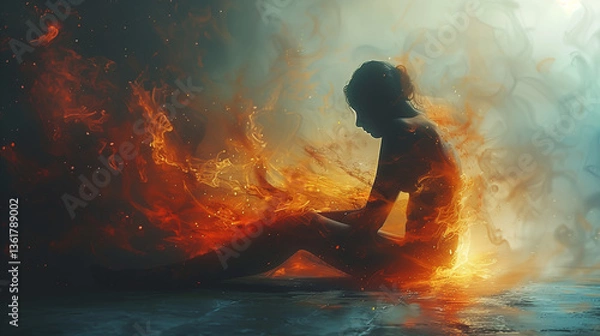 Obraz Depression looks