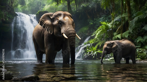 Obraz Asian elephant
