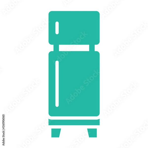 Fototapeta Fridge Vector Icon Design Illustration