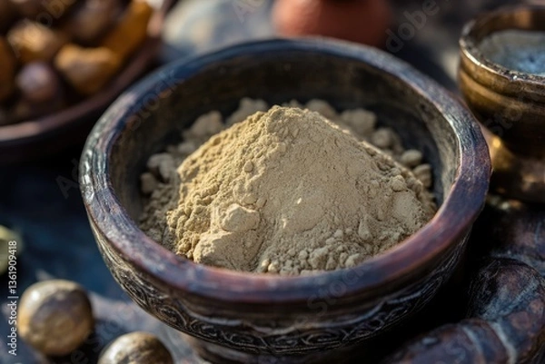 Fototapeta Triphala Herbal Medicine for Bowel Movement and Indigestion in Ayurveda