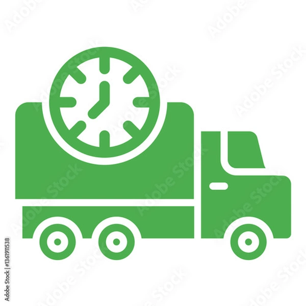 Fototapeta Fast delivery Vector Icon Design Illustration