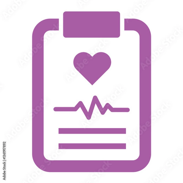 Fototapeta Health Check Vector Icon Design Illustration