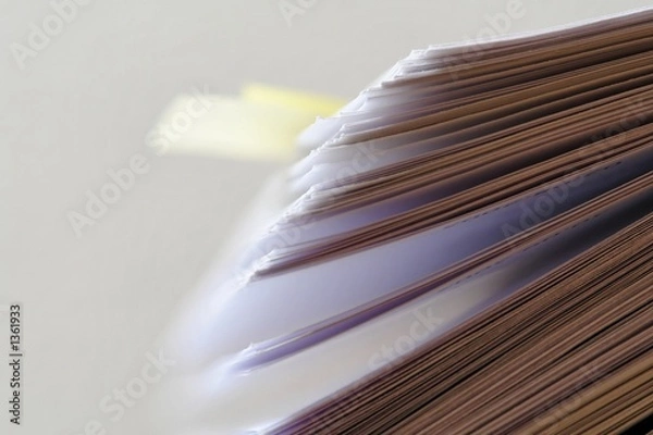 Obraz aufgefächertes papier
