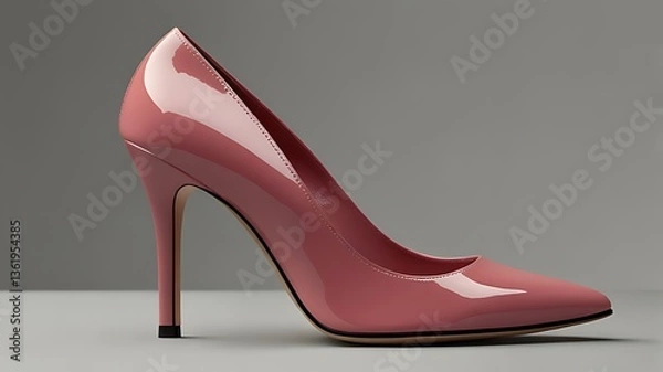 Obraz pink high heels
