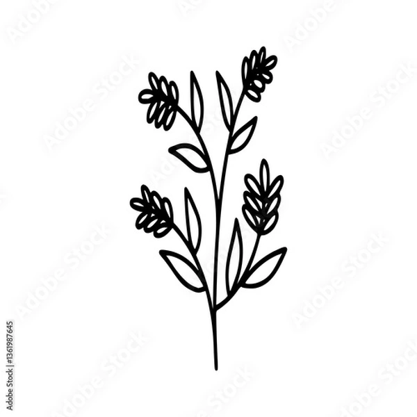 Fototapeta Leaves icon