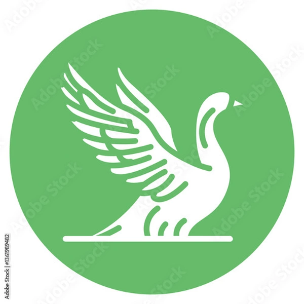 Fototapeta Goose Vector Icon