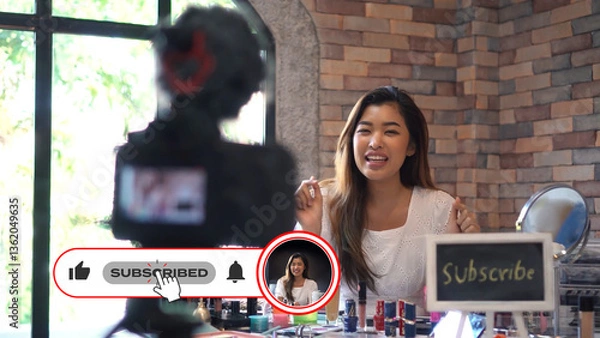 Fototapeta Subscribe Button Overlays vol.4