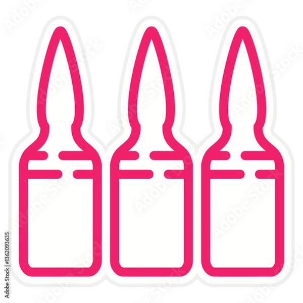 Fototapeta Vector Design Ampoule Icon Style