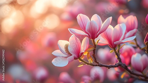 Obraz Blooming magnolia