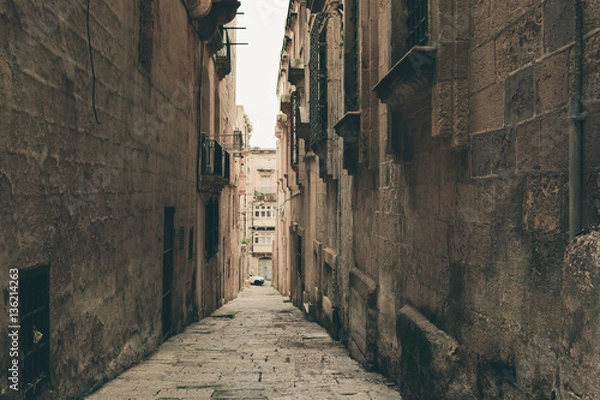 Obraz malta old street