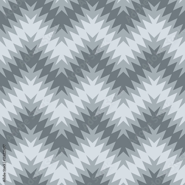 Obraz Blurry ZigZag Pattern in Grey