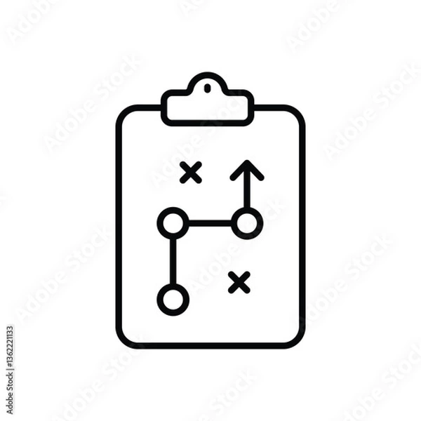 Obraz Strategy Vector icon