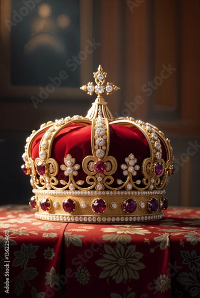 Obraz a beautiful red crown 