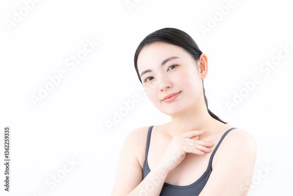 Fototapeta 若い女性のビューティ