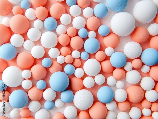 Fototapeta Abstract Pastel Sphere Background.