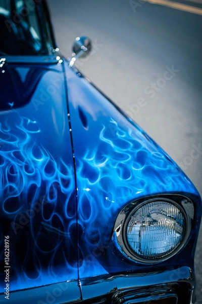 Obraz Blue Flame 57 Chevy