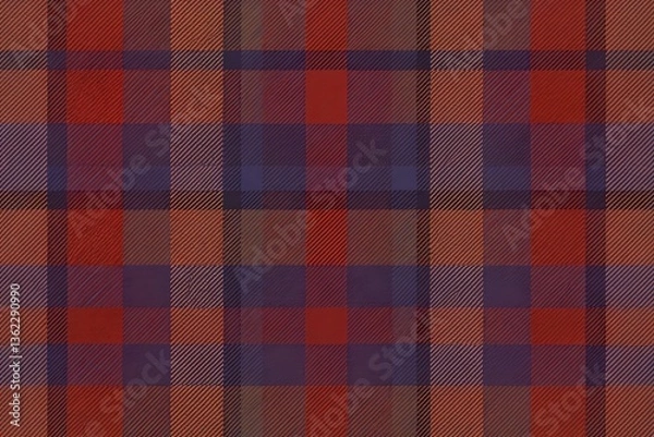 Fototapeta Handwoven Plaid Pattern – Perfect for Fashion & Textile, Home Decor, Print Media, Seasonal Designs, Custom Printing, Digital Products, Sportswear & Branding