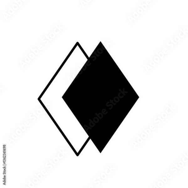 Fototapeta Element shape design geometric
