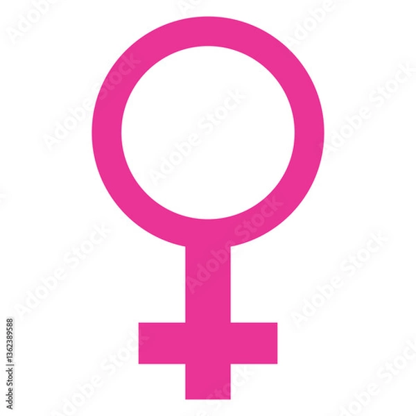 Obraz Female genital mark icon vector design