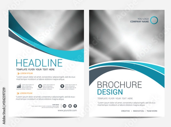 Obraz Brochure template185