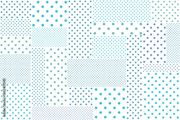 Obraz 水玉模様の四角形