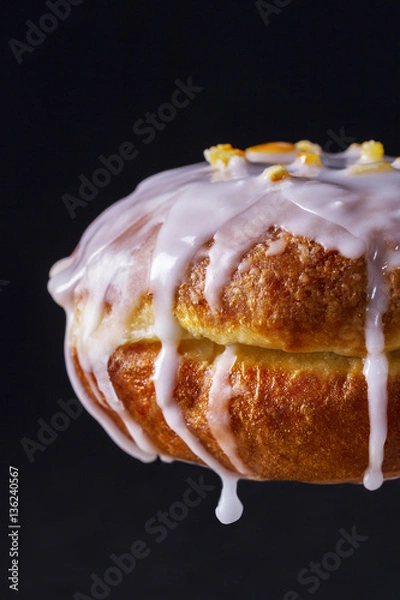 Obraz Fresh polish donut with icing