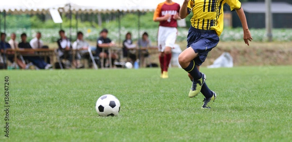 Fototapeta サッカー　フットボール