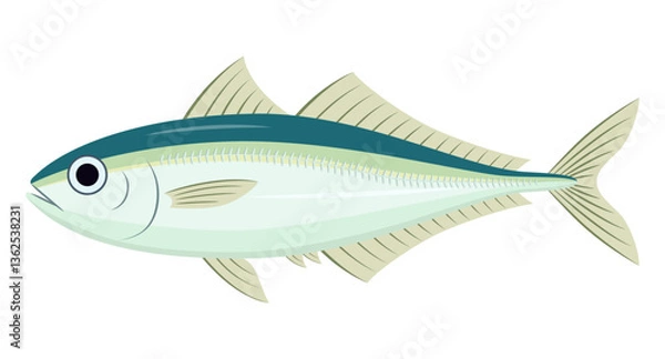 Obraz アジのイラスト