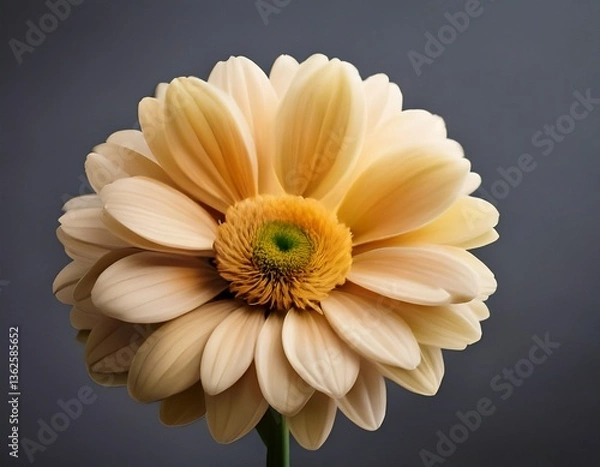 Obraz gerbera on a black background