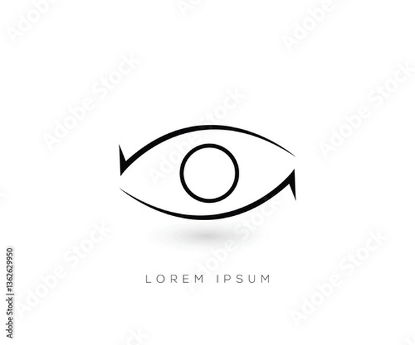 Obraz Eye logo design  template